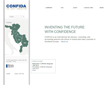 Tablet Screenshot of english.confida.at